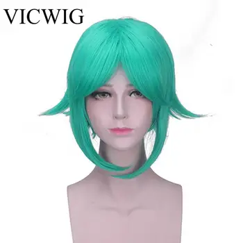VICWIG Cosplay Wig 14 Inch Blue Green Harajuku Style Short Straight Hair Synthetic wig
VICWIG Cosplay Wig 14 Inch Blue Green Harajuku Style Short Straight Hair Synthetic wig