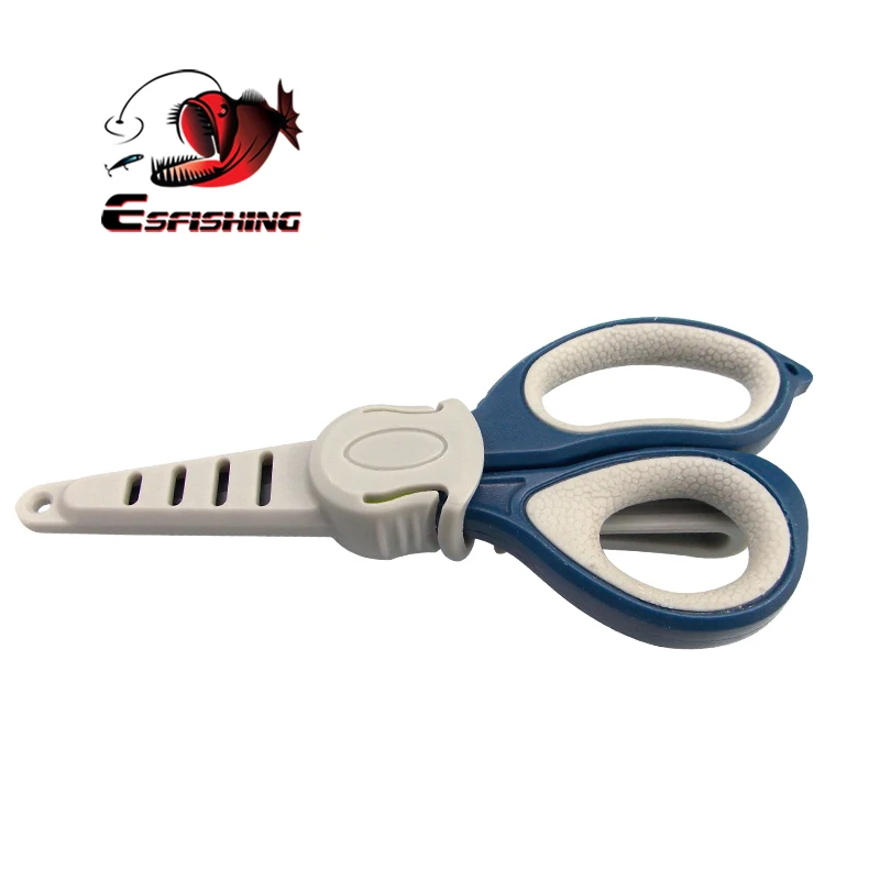 KESFISHING Fishing Scissor Plier Storage Case Lure Cutter 14cm Mini Fish Use Scissors Multifunction Portable | Спорт и развлечения