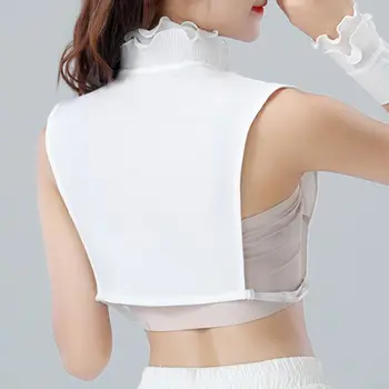 Women Sweet Layer Agaric Ruffles Stand False Fake Collar Button Down Half-Shirt LX9E
Women Sweet Layer Agaric Ruffles Stand False Fake Collar Button Down Half-Shirt LX9E