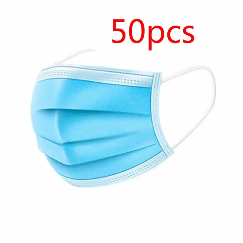 50pcs Safety Disposable Protective Mask 3 Layers Non-woven Dustproof Mask Anti-pollution Non-woven Mask
50pcs Safety Disposable Protective Mask 3 Layers Non-woven Dustproof Mask Anti-pollution Non-woven Mask