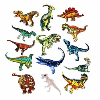 14pcs/set Dinosaur Iron on Patches for Clothes Jean Jackets Embroidery Patch Stickers Clothing Applique Decoration carton Badge 
14pcs/set Dinosaur Iron on Patches for Clothes Jean Jackets Embroidery Patch Stickers Clothing Applique Decoration carton Badge