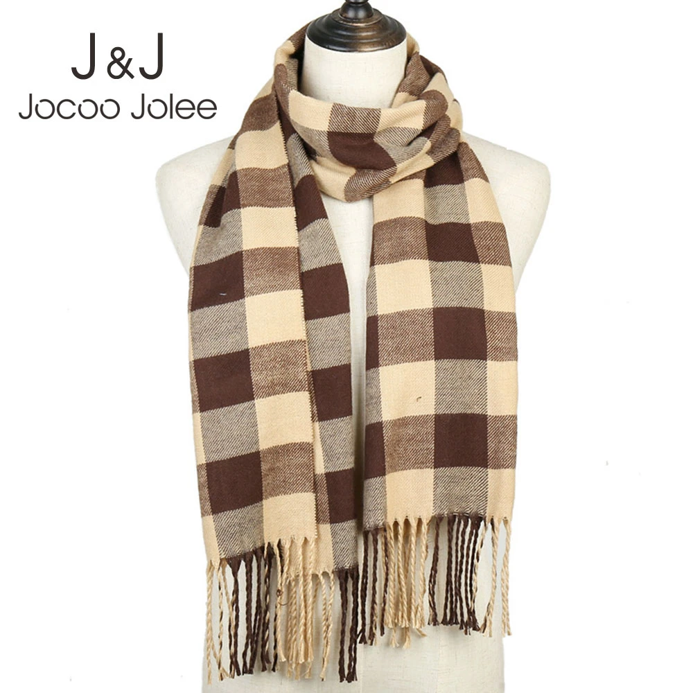 Jocoo Jolee Women Winter Rainbow Plaid Scarf Warm Foulard Solid Scarves Casual Elegant Cashmere Bufandas Hombre Wraps 2019 New
Jocoo Jolee Women Winter Rainbow Plaid Scarf Warm Foulard Solid Scarves Casual Elegant Cashmere Bufandas Hombre Wraps 2019 New