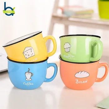 OBR Cute Ceramic Coffee Mug Creative Cartoon Enamel Mug For Tea Breakfast Coffee Cup Funny Cup Gift For Friends Couple Mug 250ml
OBR Cute Ceramic Coffee Mug Creative Cartoon Enamel Mug For Tea Breakfast Coffee Cup Funny Cup Gift For Friends Couple Mug 250ml