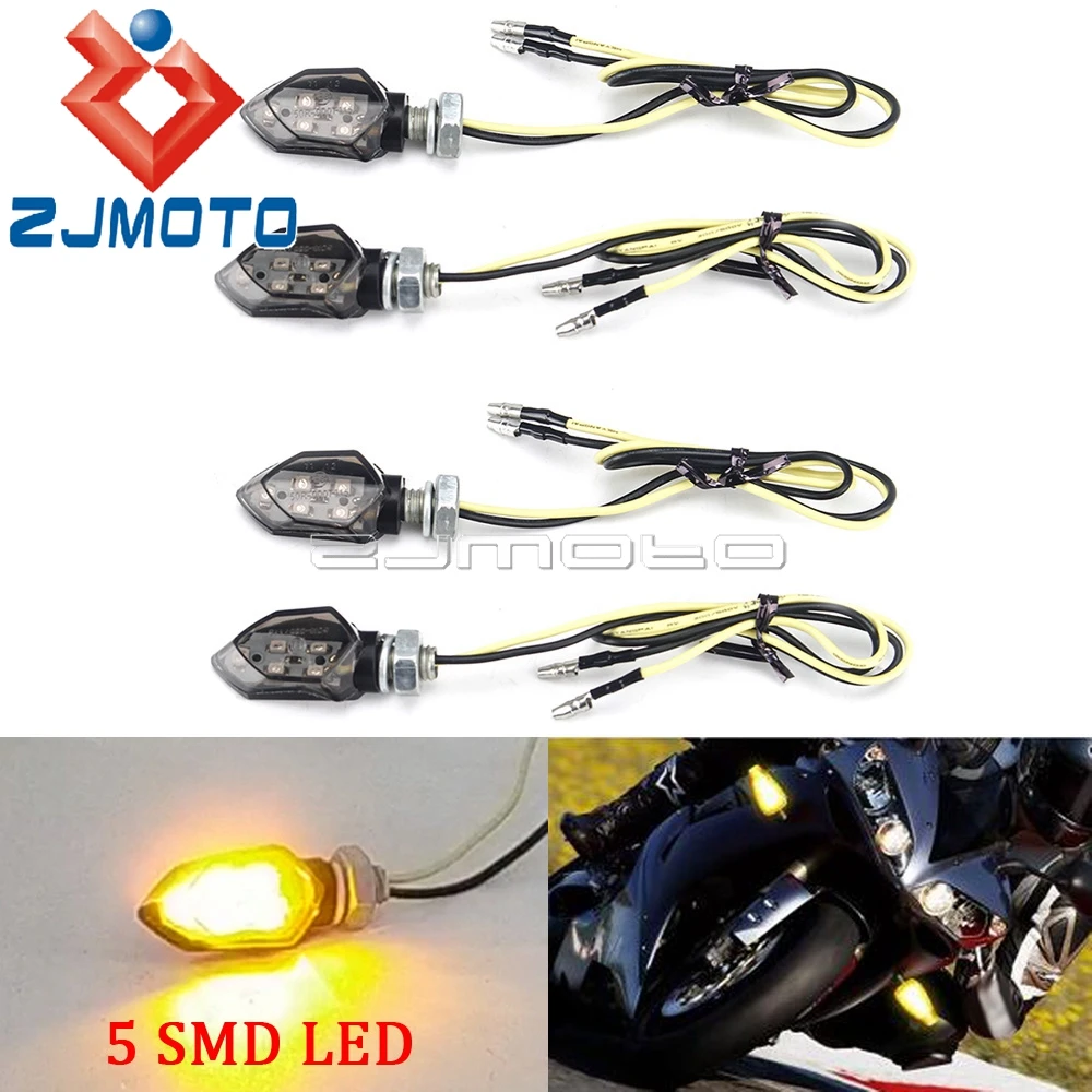 4PCS 12V Motorcycle Turn Signals LED Indicator Flashing Amber Light for Yamaha Honda Suzuki BMW E8 Approved Front/Rear Turning
4PCS 12V Motorcycle Turn Signals LED Indicator Flashing Amber Light for Yamaha Honda Suzuki BMW E8 Approved Front/Rear Turning