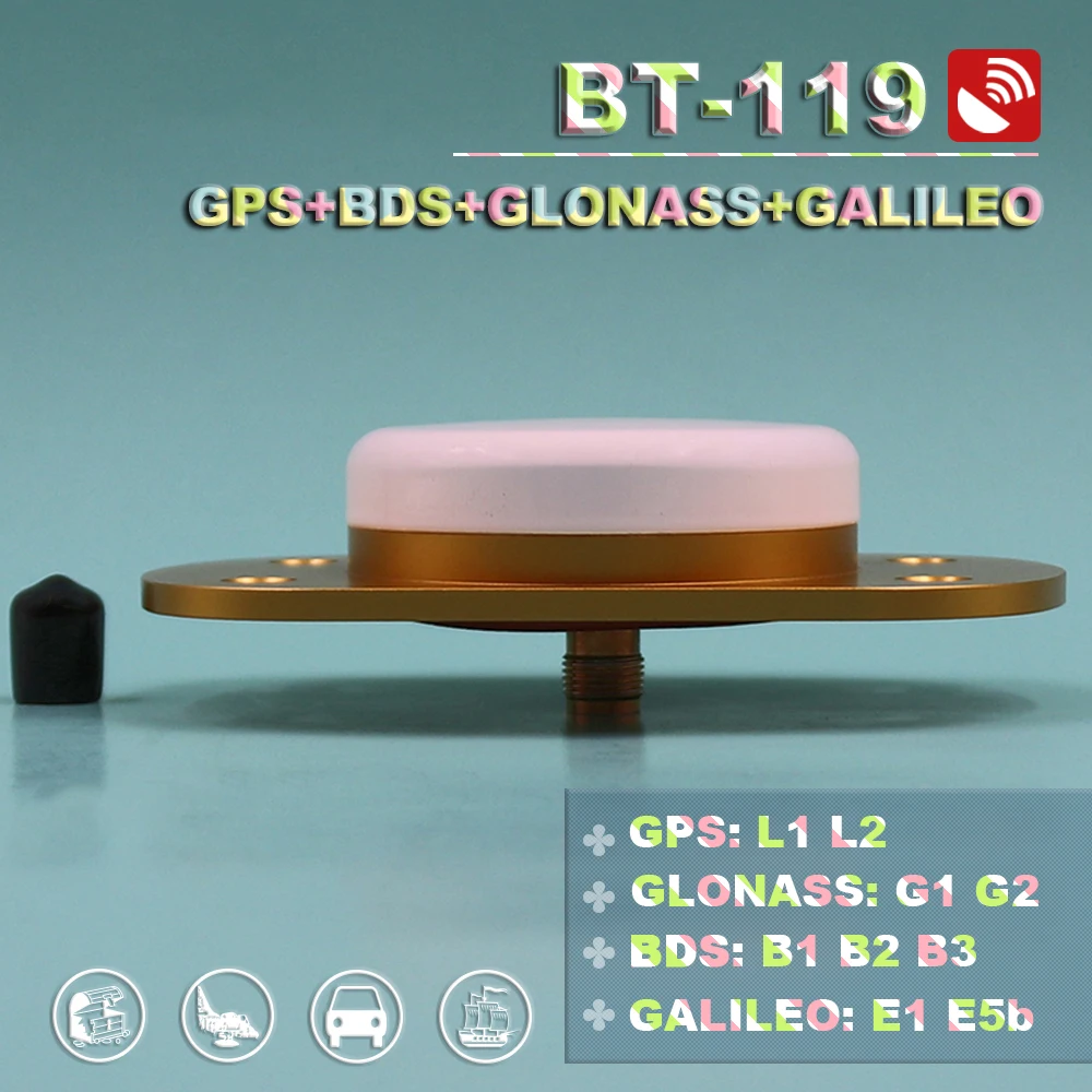 BEITIAN 3-6V drone NAV aviation RTK Module Receiver GNSS antenna GPS BDS GLONASS GALILEO SMA-K connector, BT-119
BEITIAN 3-6V drone NAV aviation RTK Module Receiver GNSS antenna GPS BDS GLONASS GALILEO SMA-K connector, BT-119