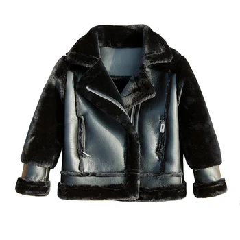 New Winter Leather Fur Jackets Boy Fleece Kids Coats Children Outerwear Autumn Winter 9BBT047
New Winter Leather Fur Jackets Boy Fleece Kids Coats Children Outerwear Autumn Winter 9BBT047