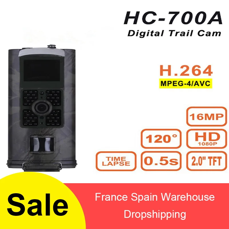 HC-700A Hunting Camera LED Photo Trap Trail Camera Night Vision Video Surveillance Wild Cameras 16MP Camera Trap
HC-700A Hunting Camera LED Photo Trap Trail Camera Night Vision Video Surveillance Wild Cameras 16MP Camera Trap