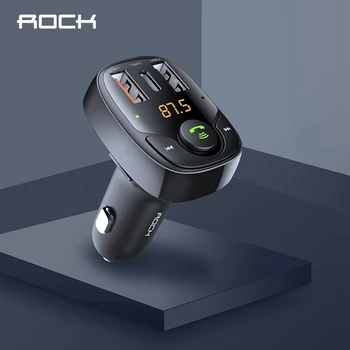 ROCK Quick Charge Type C USB Car Charger Bluetooth 5.0 FM Transmitter Car Kit For iPhone 11 Pro Max 5A 36W Fast PD Charger
ROCK Quick Charge Type C USB Car Charger Bluetooth 5.0 FM Transmitter Car Kit For iPhone 11 Pro Max 5A 36W Fast PD Charger