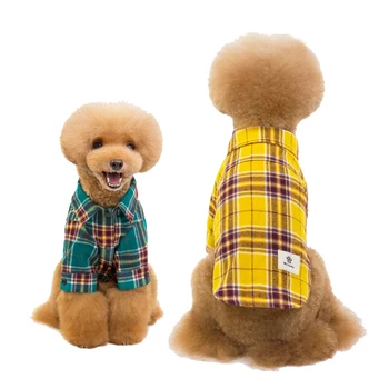 Pet supplies pet clothes puppy small dog cotton casual plaid t-shirt vest Teddy summer Pomeranian clothes French Bulldog jacket
Pet supplies pet clothes puppy small dog cotton casual plaid t-shirt vest Teddy summer Pomeranian clothes French Bulldog jacket