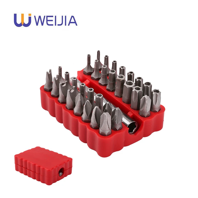 33pcs Security Tamper Proof Bit Spanner Tri Wing Torx Hex Star Spanner Screwdrive Magnetic Bit Holder Screw Driver Bits
33pcs Security Tamper Proof Bit Spanner Tri Wing Torx Hex Star Spanner Screwdrive Magnetic Bit Holder Screw Driver Bits
