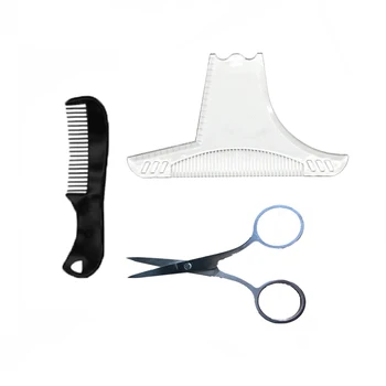 Mini Beard Comb Multi-liner Beard Shaper Template Kit With Comb & Scissors Pro Goatee Mustache Grooming Accessories For Men
Mini Beard Comb Multi-liner Beard Shaper Template Kit With Comb & Scissors Pro Goatee Mustache Grooming Accessories For Men