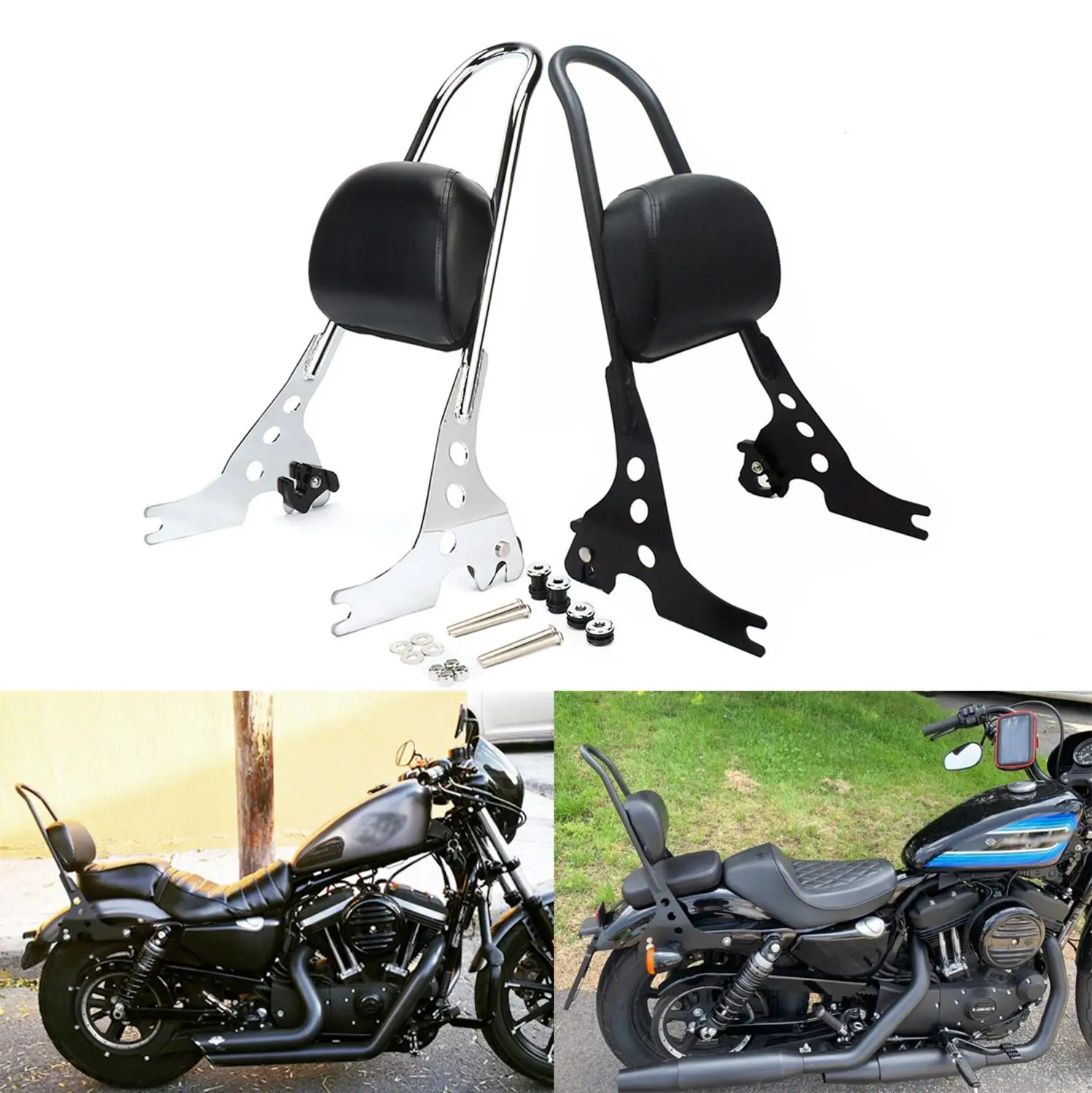 For Harley '04-later XL1200 XL883 Passenger Backrest Pad Sissy Bar Cushion For Sportster Iron 1200 883 Forty Eight SuperLow 2019
For Harley '04-later XL1200 XL883 Passenger Backrest Pad Sissy Bar Cushion For Sportster Iron 1200 883 Forty Eight SuperLow 2019