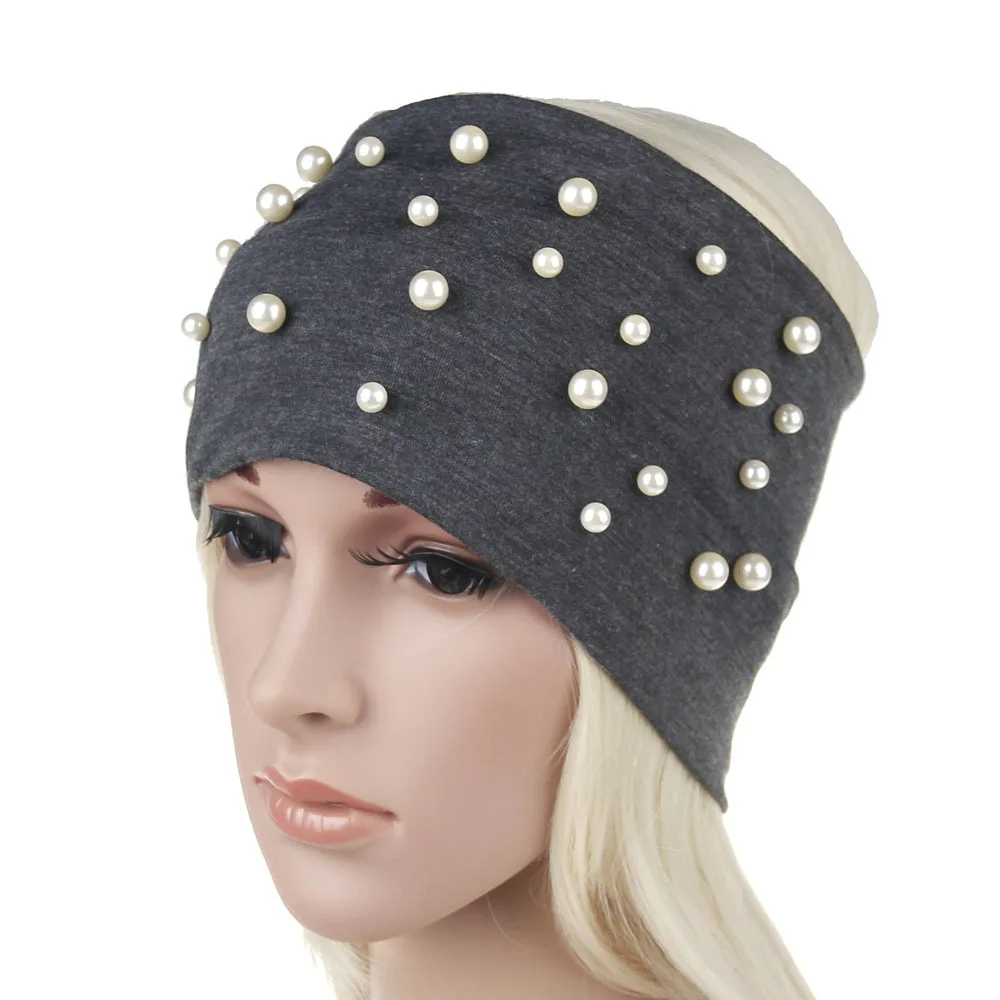 Girls Cotton Elastic Pearl Headbands Hairbands For Women Head Solid Wide Hair Hoop Women Girl Winter Yoga Wash Hair Accessories
Girls Cotton Elastic Pearl Headbands Hairbands For Women Head Solid Wide Hair Hoop Women Girl Winter Yoga Wash Hair Accessories