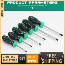 Screwdriver Set 6 Pcs Hand Tools Magnetic Precision Screwdriver Set Magnetic Precision Bits Tools Set Professional Repair Tool
Screwdriver Set 6 Pcs Hand Tools Magnetic Precision Screwdriver Set Magnetic Precision Bits Tools Set Professional Repair Tool