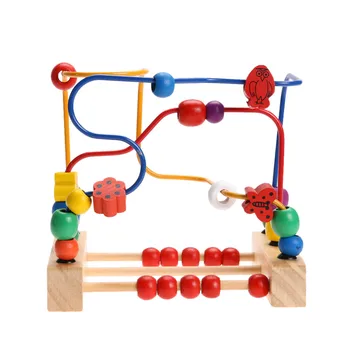 Boy Girls montessori Wooden Toys Wooden Circles Bead Wire Maze Roller Coaster Educational Wood Puzzles toddler educational toys 
Boy Girls montessori Wooden Toys Wooden Circles Bead Wire Maze Roller Coaster Educational Wood Puzzles toddler educational toys