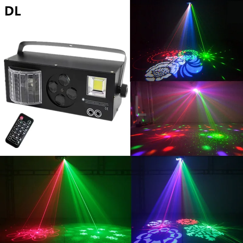 Remote Control Dj RGB Led Disco Laser Strobe Butterfly 4 In 1 Light Effect Voice Control Lazer Lighting For Home Night TTV Club
Remote Control Dj RGB Led Disco Laser Strobe Butterfly 4 In 1 Light Effect Voice Control Lazer Lighting For Home Night TTV Club