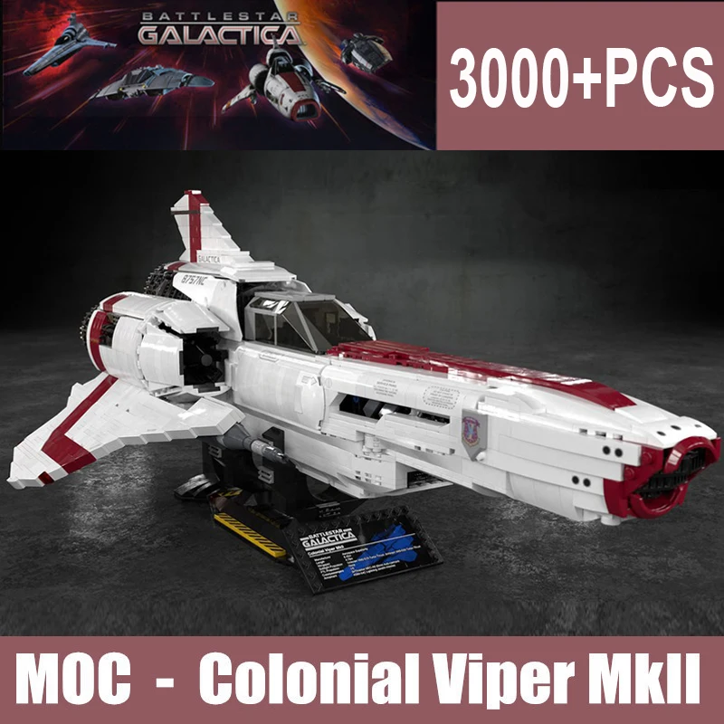 New The Battlestar Galactica Colonial Viper MKII Fit LeGINGly MOC-9424 Technic Star Wars Building Blocks Bricks Kid Toy Birthday
New The Battlestar Galactica Colonial Viper MKII Fit LeGINGly MOC-9424 Technic Star Wars Building Blocks Bricks Kid Toy Birthday