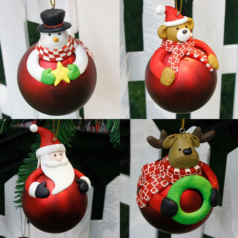 Christmas Ornaments Soft Ceramic Ball Santa Claus Snowman Reindeer Christmas Tree Hanging Decoration(random Style)
Christmas Ornaments Soft Ceramic Ball Santa Claus Snowman Reindeer Christmas Tree Hanging Decoration(random Style)