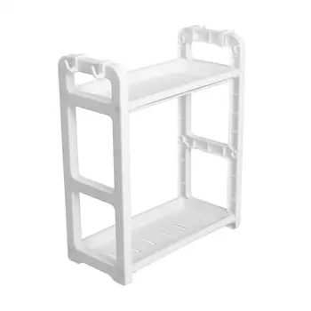 2-Tier Table Standing Rack Kitchen Bathroom Shelf Countertop Storage Organizer with Hooks (White)
2-Tier Table Standing Rack Kitchen Bathroom Shelf Countertop Storage Organizer with Hooks (White)