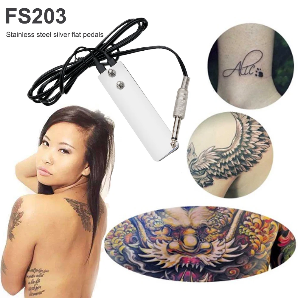 Mini Stainless Steel Foot Pedal Switch Controller Pen Tattoo Machine Footswitch Tattoo Accessories Tools FS203
Mini Stainless Steel Foot Pedal Switch Controller Pen Tattoo Machine Footswitch Tattoo Accessories Tools FS203