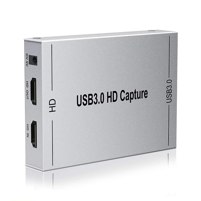 USB 3.0 Video Game Capture Card for Live Stream Broadcast Box Game Capture Box plug and play simple and convenient
USB 3.0 Video Game Capture Card for Live Stream Broadcast Box Game Capture Box plug and play simple and convenient