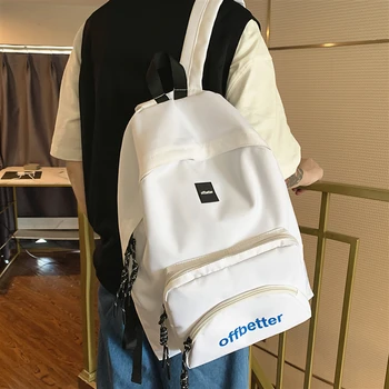 Pure Color School Bag Men&Women Korean High School College Students Campus Travel Bag Backpack Fashion Brand Backpack
Pure Color School Bag Men&Women Korean High School College Students Campus Travel Bag Backpack Fashion Brand Backpack