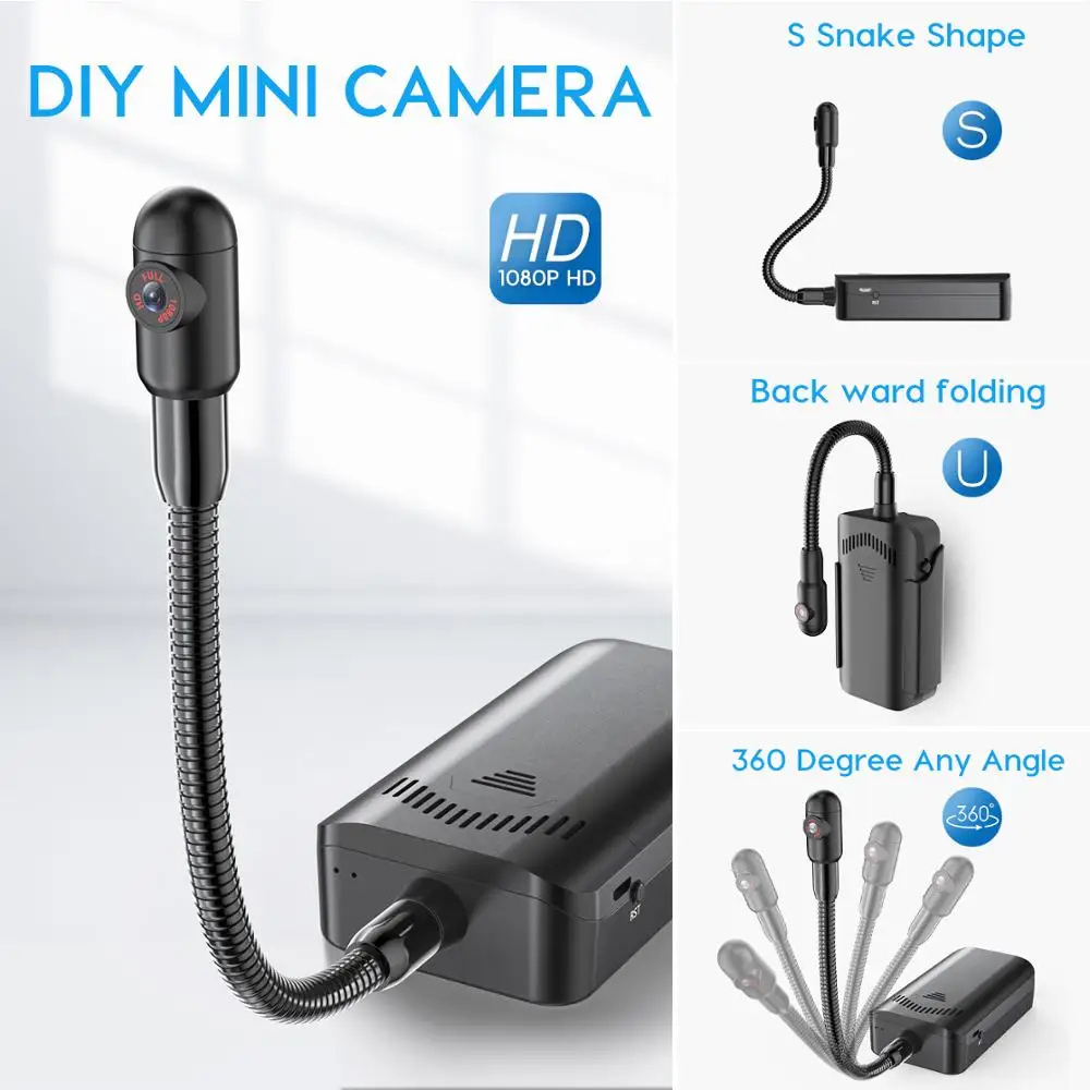4K DIY Mini Camera Home Security Remote Monitoring Wifi HD Video Recorder Micro Camcorder Wireless Mini Cam Motion Detection
4K DIY Mini Camera Home Security Remote Monitoring Wifi HD Video Recorder Micro Camcorder Wireless Mini Cam Motion Detection