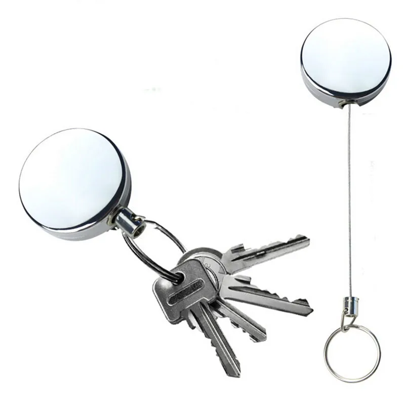 Pull Key Ring Belt Clip Reel ID Lanyard Name Tag Badge Holder Security Chain Retractable Metal Card Badge Holder Steel Recoil
Pull Key Ring Belt Clip Reel ID Lanyard Name Tag Badge Holder Security Chain Retractable Metal Card Badge Holder Steel Recoil