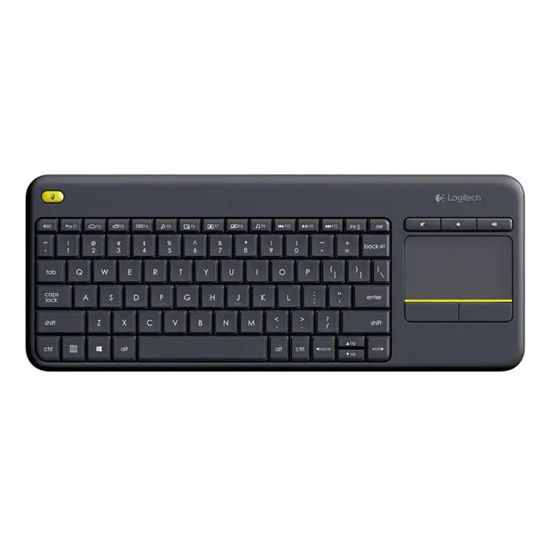 Беспроводная сенсорная клавиатура Logitech K400 Plus с тачпадом панель Uniflying Tech для ПК