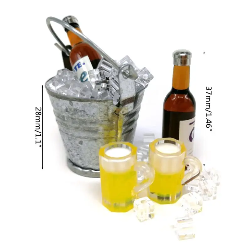 1:6 Dollhouse Accessories DIY Miniature Mini Simulation Ice Barrel Beer Wine Bottle Kitchen Pretend Play Toy
1:6 Dollhouse Accessories DIY Miniature Mini Simulation Ice Barrel Beer Wine Bottle Kitchen Pretend Play Toy