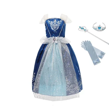 Girl Elsa Dress Children Summer Princess Cosplay Costume Kid Belle tangled Sofia Halloween Party Dress
Girl Elsa Dress Children Summer Princess Cosplay Costume Kid Belle tangled Sofia Halloween Party Dress