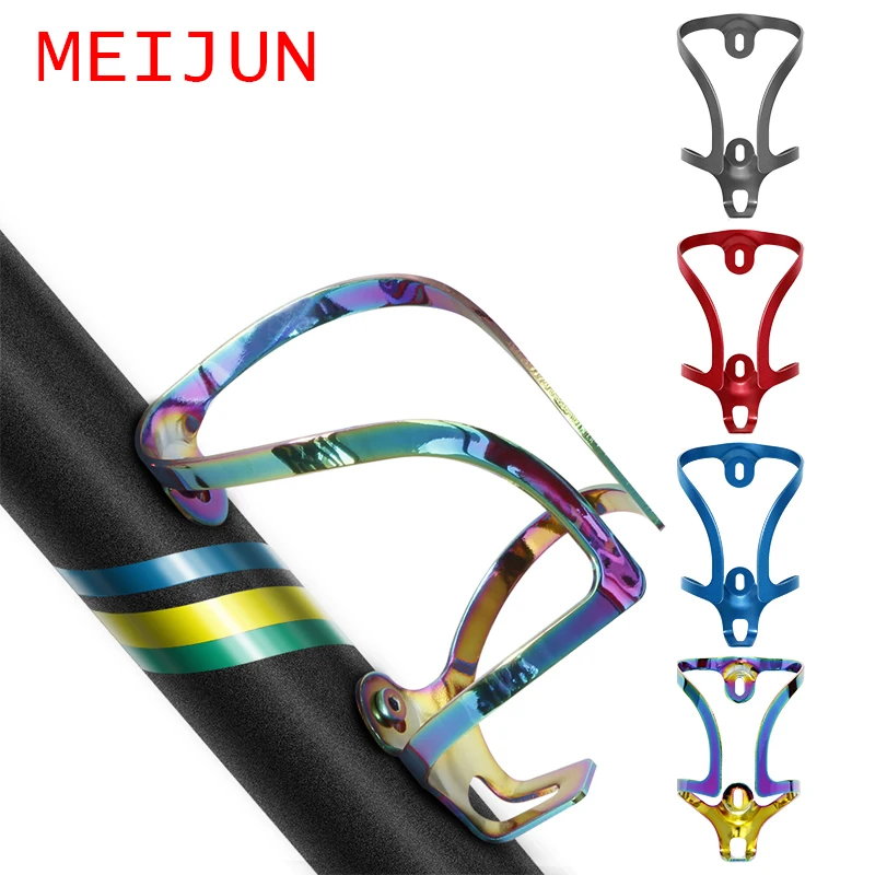 

MEIJUN Cycling bicycle bottle holder Cages Alloy Aluminium Colorful MTB Road Bike Water Cup Bottle Holder Bike Part Ultralight