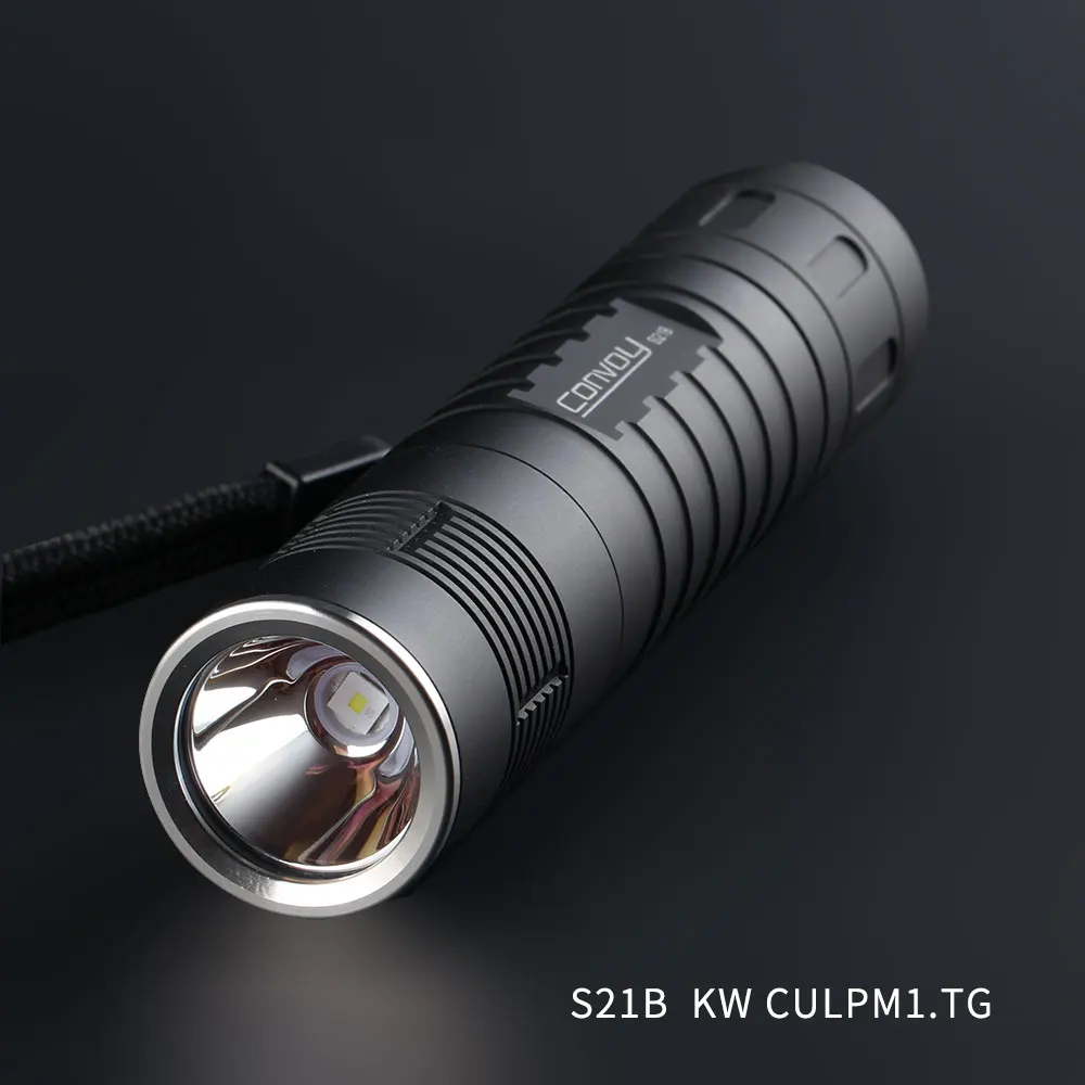 Portable Led Flashlight Convoy S21B Osram KW CULPM1.TG 6500K Powerful Torch 21700 Flash Light Linterna Camping Lamp Lanterna
Portable Led Flashlight Convoy S21B Osram KW CULPM1.TG 6500K Powerful Torch 21700 Flash Light Linterna Camping Lamp Lanterna