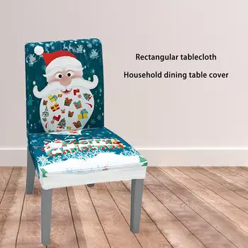 Christmas Digital Printing Chair Cover Rectangular Tablecloth One-piece Elastic Household Table Dining Chair Cover
Christmas Digital Printing Chair Cover Rectangular Tablecloth One-piece Elastic Household Table Dining Chair Cover