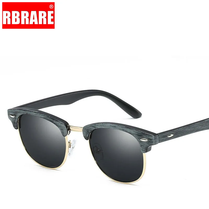Простые солнцезащитные очки без оправы RBRARE 2021 женские/мужские винтажные