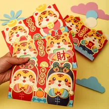 4Pcs 2022 Chinese Zodiac New Year Red Envelopes Cute Cartoon Tiger Animal Print Lucky Festival Money Pockets Party Supplies
4Pcs 2022 Chinese Zodiac New Year Red Envelopes Cute Cartoon Tiger Animal Print Lucky Festival Money Pockets Party Supplies