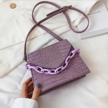 Stone Pattern Small Shoulder Messenger Bag 2020 New High-quality PU Leather Women's Designer Handbag Travel Chain Cross Body Bag
Stone Pattern Small Shoulder Messenger Bag 2020 New High-quality PU Leather Women's Designer Handbag Travel Chain Cross Body Bag