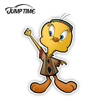 Jump Time 13cm x 8.5cm Cute Cartoon Tweety Decal Funny Car Styling Vinyl Cool Graphic Window Bumper Laptop Decor Car Stickers 
Jump Time 13cm x 8.5cm Cute Cartoon Tweety Decal Funny Car Styling Vinyl Cool Graphic Window Bumper Laptop Decor Car Stickers