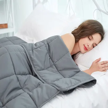 Weighted Blanket 5/15/20 lbs Aid Sleep Decompression Improve Sleep Relief Anxiety Gravity Blanket Quilt Heavy Blanket silk mul
Weighted Blanket 5/15/20 lbs Aid Sleep Decompression Improve Sleep Relief Anxiety Gravity Blanket Quilt Heavy Blanket silk mul