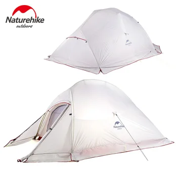 Naturehike Ultralight Camping Tent Waterproof Outdoor Hiking Tent 20D Nylon Backpacking 2 person Tent With Free Mat double layer
Naturehike Ultralight Camping Tent Waterproof Outdoor Hiking Tent 20D Nylon Backpacking 2 person Tent With Free Mat double layer