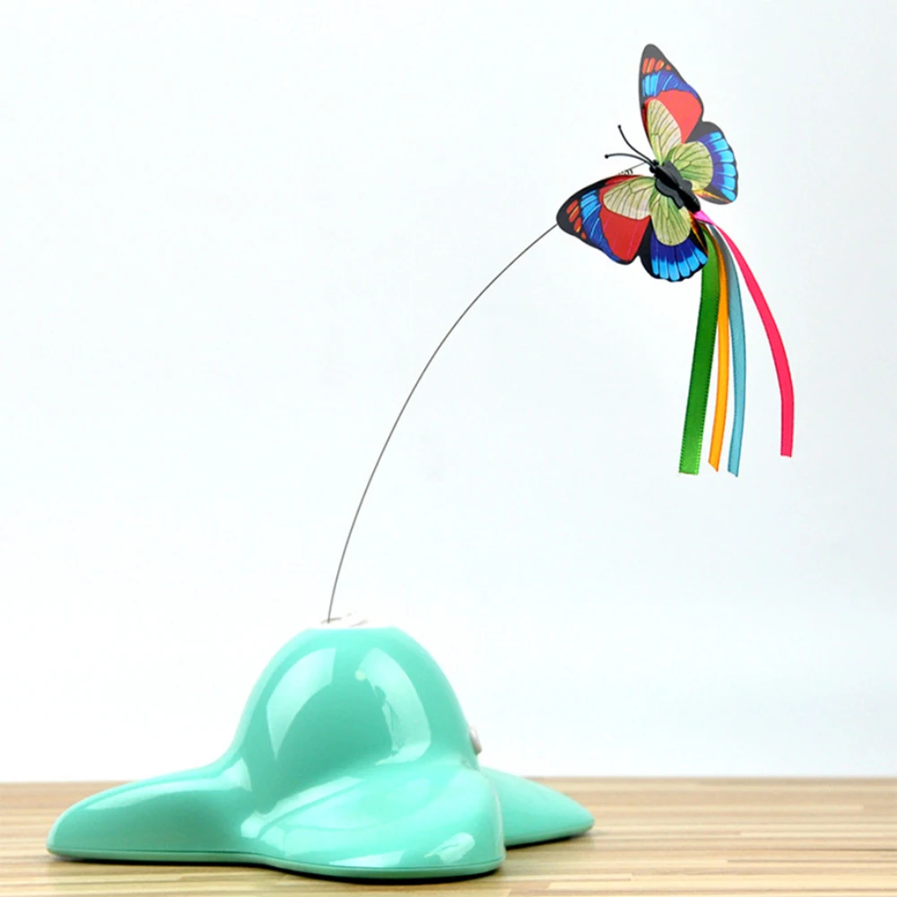 Electric Automatic Rotating Cat Toy Colorful Butterfly Animal Shape Plastic Funny Pet Dog Puppy Kitten Interactive Training Toys
Electric Automatic Rotating Cat Toy Colorful Butterfly Animal Shape Plastic Funny Pet Dog Puppy Kitten Interactive Training Toys