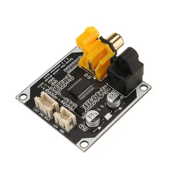 24bit 192khz DAC Digital Audio Decoder Optical Fiber Coaxial Digital Signal Input Stereo Output Decod Board
24bit 192khz DAC Digital Audio Decoder Optical Fiber Coaxial Digital Signal Input Stereo Output Decod Board