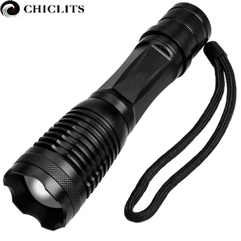 

Led Flashlight Torch XML-T6 3800LM Portable Self Defense Tactical Rifle Flashlight 18650 Battery Led Rechargeable Torch Light