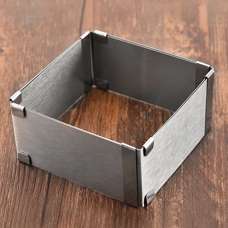 Baking Frame Rectangular Adjustable Cake Mould Cake Tin Baking Frame Square Mould Baking Tool
Baking Frame Rectangular Adjustable Cake Mould Cake Tin Baking Frame Square Mould Baking Tool