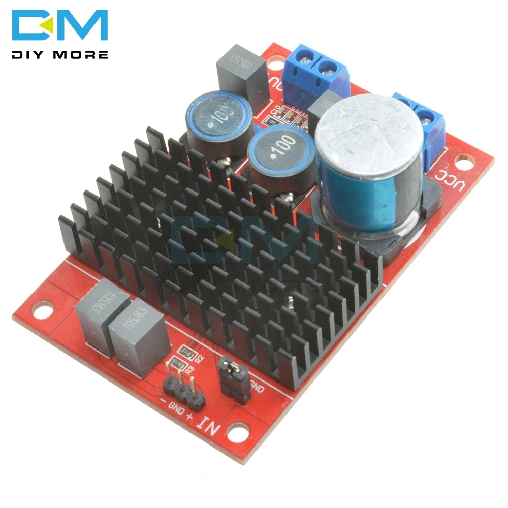 DC 12V-24V TPA3116 Mono Channel Digital Power Audio Amplifier Board BTL Out 100W Module 3300/25V Filter Capacitor DIY KIT
DC 12V-24V TPA3116 Mono Channel Digital Power Audio Amplifier Board BTL Out 100W Module 3300/25V Filter Capacitor DIY KIT