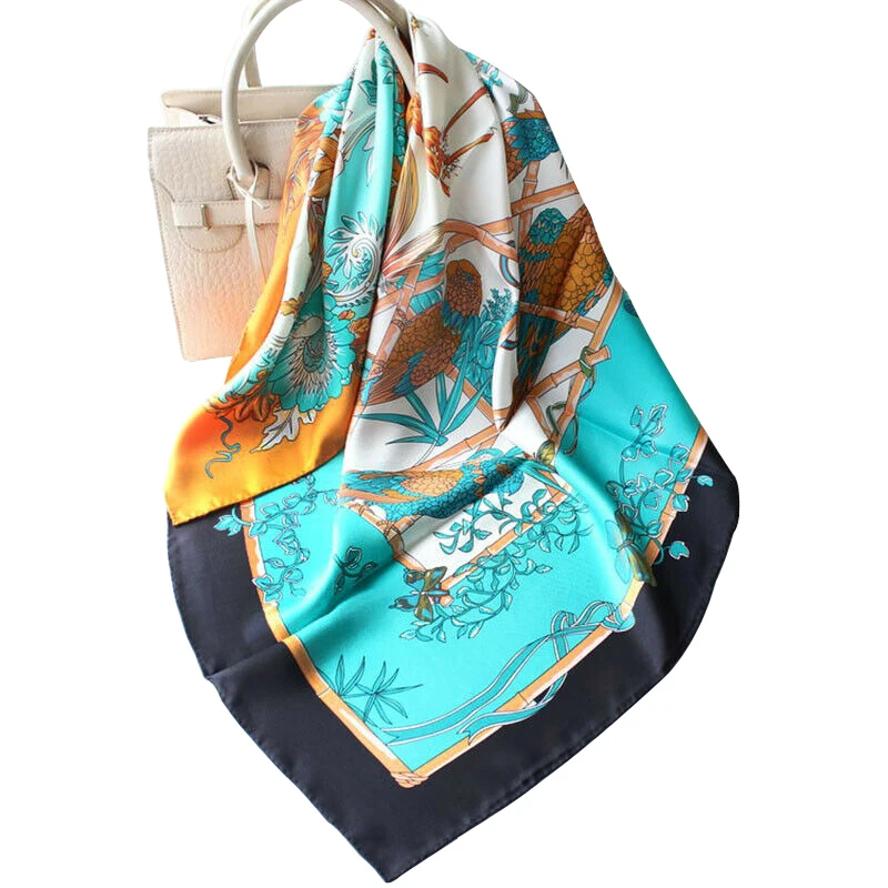 100% Twill Silk Scarf Bandana Women Lady Fashion Square Kerchief Bird Flower Print Shawl Hijab Hand Rolled Turban 35"*35"
100% Twill Silk Scarf Bandana Women Lady Fashion Square Kerchief Bird Flower Print Shawl Hijab Hand Rolled Turban 35"*35"