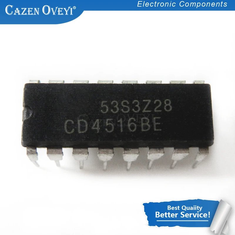10pcs/lot CD4516BE DIP16 MC14516BCP MC14516 CD4516 DIP 4516BE DIP-16 new and original IC In Stock
10pcs/lot CD4516BE DIP16 MC14516BCP MC14516 CD4516 DIP 4516BE DIP-16 new and original IC In Stock