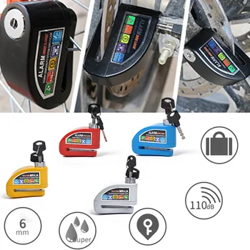 Hot Motorcycle Anti-theft Lock Brake Lock B-class Lock Core 110dB Alarm Universal 6 mm Waterproof Disc Safety Lock
Hot Motorcycle Anti-theft Lock Brake Lock B-class Lock Core 110dB Alarm Universal 6 mm Waterproof Disc Safety Lock