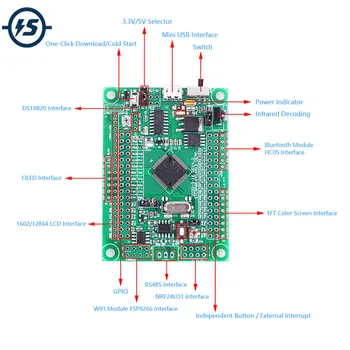 Mini STC8A8K64S4A12 Development Board MCU Controller 12Bit ADC Minimal System Board
Mini STC8A8K64S4A12 Development Board MCU Controller 12Bit ADC Minimal System Board
