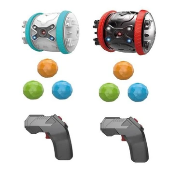 Rechargeable Electric Rolling Pet Toy Dog Rolling Ball with Remote Jumping Ball Interactive Moving Smart Robot Toys for Dogs